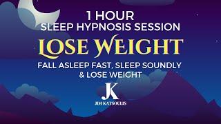 1 Hour Sleep Hypnosis Session (with Music): Fall Asleep Fast & Lose Weight #sleephypnosis