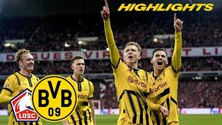 Beier & Can get us into the quarter-finals! | OSC Lille - BVB 1:2 | Highlights