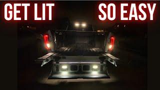 Bright LED Multi-Pro Tailgate Step Lights – No Instructions, No Problem!