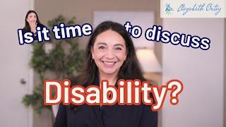 Wanting to discuss disability with your rheumatologist? Watch this first!