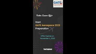 GATE Aerospace Engineering 2023 | Mega Discount Offer | Festive Season Offer | Start Preparation