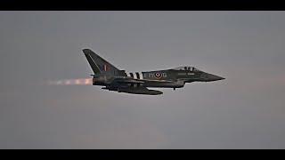 Stunning Dusk Typhoon Display Bournemouth Air show!