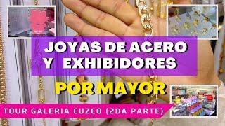 JOYAS DE ACERO,  EXHIBIDORES  Y CAJAS DE REGALO POR MAYOR (Tour Galería cuzco 2da parte)