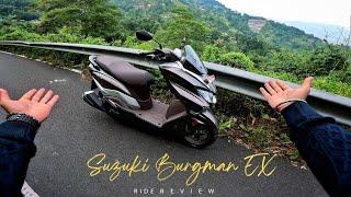 Raw Riding Experience on Suzuki Burgman Maxi Scooter - Ride Performance On Darjeeling Roads.