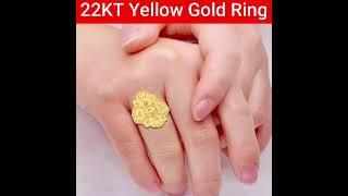 Kalyan Jewelers 22KT Yellow Gold Ring for Women #shorts #nsoni