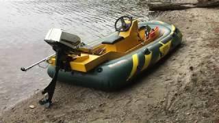 Intex Seahawk 4 Fishing Boat Sea Test