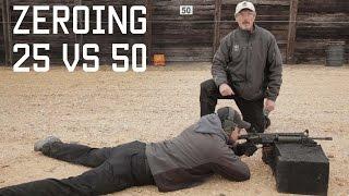 How to Zero your Rifle | 25 meter vs 50 meter | AR Rifle | Tactical Rifleman