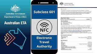 2024 - How to Apply for Australia ETA Subclass 601 on App