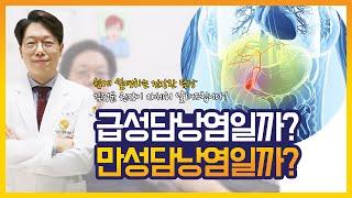 급성담낭염&만성담낭염 차이는? [담낭염 원인, 종류, 증상, 치료]