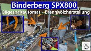 Binderberg SPX800 automatic firewood processor - Stationary firewood production | Zehnle forestry...