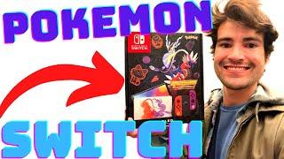 Pokemon Scarlet And Violet NINTENDO SWITCH CONSOLE LIMITED Edition OLED UNBOXING