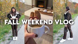 FALL WEEKEND IN MY LIFE | Hauls, Fall Getaway, Workout, How I Manage Working a 9-5 and YouTube!