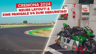 Cremona 2024: Neues Rennstrecken-Layout & eine Panigale V4 zum Geburstag! | Rennstrecken Vlog | TGP