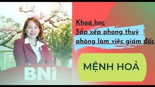 KHÓA ĐÀO TẠO PHONG THỦY PHÒNG LÀM VIỆC GIÁM ĐỐC CHO NGƯỜI MỆNH HỎA