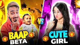 Chota Aawara vs Cute Girl Youtuber  Jassy Gamer Live Reaction || Free Fire