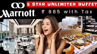 5 Star Unlimited Buffet | MARRIOTT Mumbai | Rs 885 with tax only  (Monday to Saturday) ️  