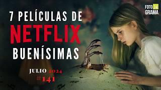 ¿No sabes qué ver? 7 Buenas Películas IMPERDIBLES en NETFLIX | Fotograma 24 con David Arce