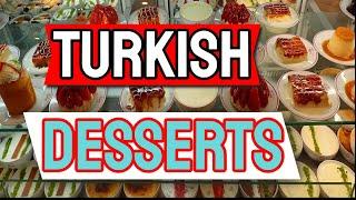 Best Turkish Desserts - Desserts In Istanbul By Traditional Dishes