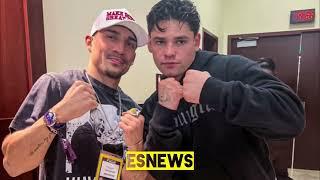 Was ryan garcia kicked out of the arena after his brother fight? L