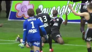 Amiens player Bourgaud score winning goal vs Reims 1-2 and promoting Amiens to Ligue 1