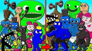 ALL SERIES MONSTERS BECAME THE STRONGEST! GARTEN OF BAN BAN RAINBOW FRIENDS POPPY PLAYTIME Animation