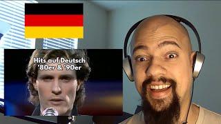 American Reacts To 100 Hit Songs in German of the '80s & '90s