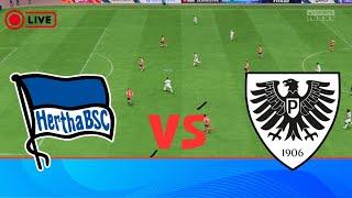  Hertha Berlin vs Preußen Münster [LIVE] | German Bundesliga 2 | Live Score Update