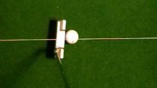 Arcing stroke or straight back and through?
