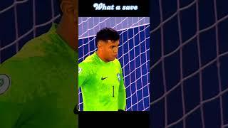 What s save by this brazilian goalkeeper। #shorts #brazilian