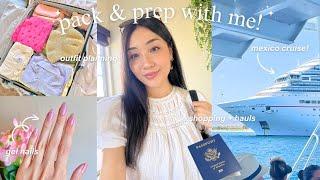TRAVEL PREP VLOG! pack with me for a cruise, target, nails, travel essentials!