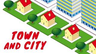 Town and City Vocabulary  Learn English with Animation