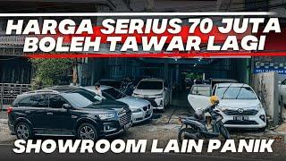 SHOWROOM LAIN PASTI PANIK KARENA DISINI BISA KASIH LEBIH MURAH HARGA MOBIL BEKASNYA MULAI 70 JUTA