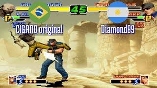 FT5 @kof2000: CIGANO original (BR) vs Diamond89 (AR) [King of Fighters 2000 Fightcade] Oct 22