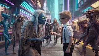 Aliens Mocked the Human Boy for Helping a Beggar—Unaware She Was Their Hidden Queen | Best HFY Story