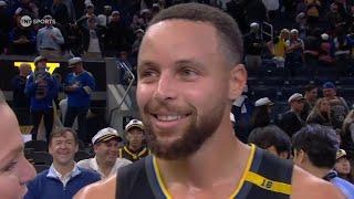 Steph Calls Out Klay Shimmy after the win vs Mavs, Postgame Interview 