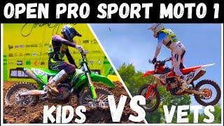 Can the Vets Beat the Kids at Loretta Lynn’s? Open Pro Sport Moto 1 Raw