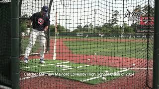 Catcher Matthew Mainord Lovejoy High School Class of 2024