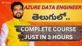 Azure Data Engineering Free Tutorial ||Full Course ||Certification || Interview Q & A || Telugu