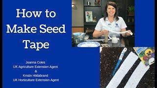 How to Make Seed Tape