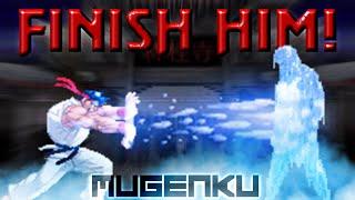 Icebender! Ryu vs Sub Zero. Street Fighter vs Mortal Kombat MUGEN