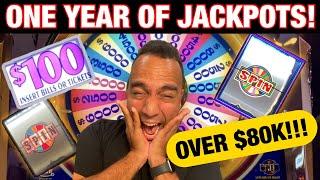  BEST $100 WHEEL OF FORTUNE VIDEO on YOUTUBE!! $80,000 in JACKPOT WINS from 2020!!   