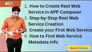 App_Composer #07 - How to Expose Rest-Based Web Service on Your Custom Object | Create Web Service