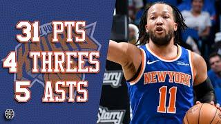 Jalen Brunson 31 pts 4 threes 5 asts vs Magic 24/25 season