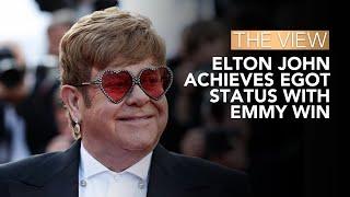 Elton John Achieves EGOT Status With Emmy Win | The View