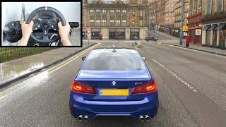 Forza Horizon 4 Driving Like A BOSS (Steering Wheel + Shifter) BMW M5 F90 Gameplay