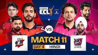 [HINDI] #ECL | Match 11 | Bangalore Bashers vs Rajasthan Rangers | Abhishek Malhan vs Zayn Saifi