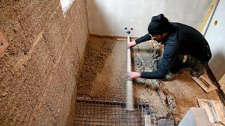 #82 Expanded Clay Screed | Renovating our Abandoned Stone House in Italy