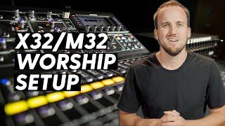 How to Set Up the Behringer X32 or Midas M32 Mixing Console and Stagebox for Worship | Online Course