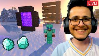 Got Full Diamond Armor - MINECRAFT New World Day 2 