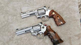 Modern Colt Python vs. Korth Nighthawk Mongoose 357 magnum revolvers